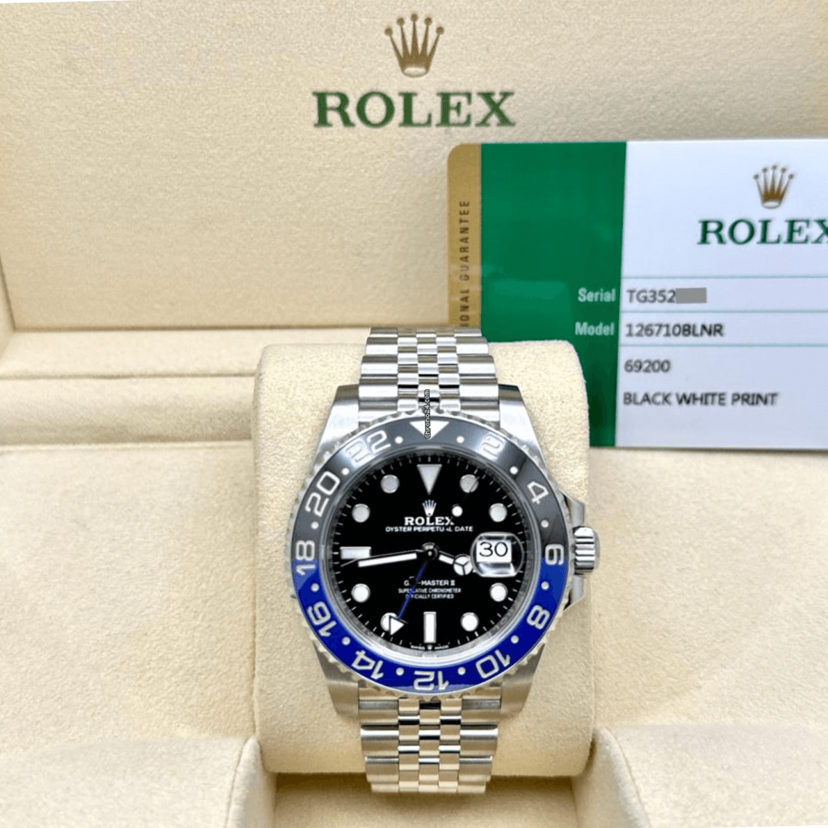 Rolex GMT-Master II 126710BLNR “Batman”