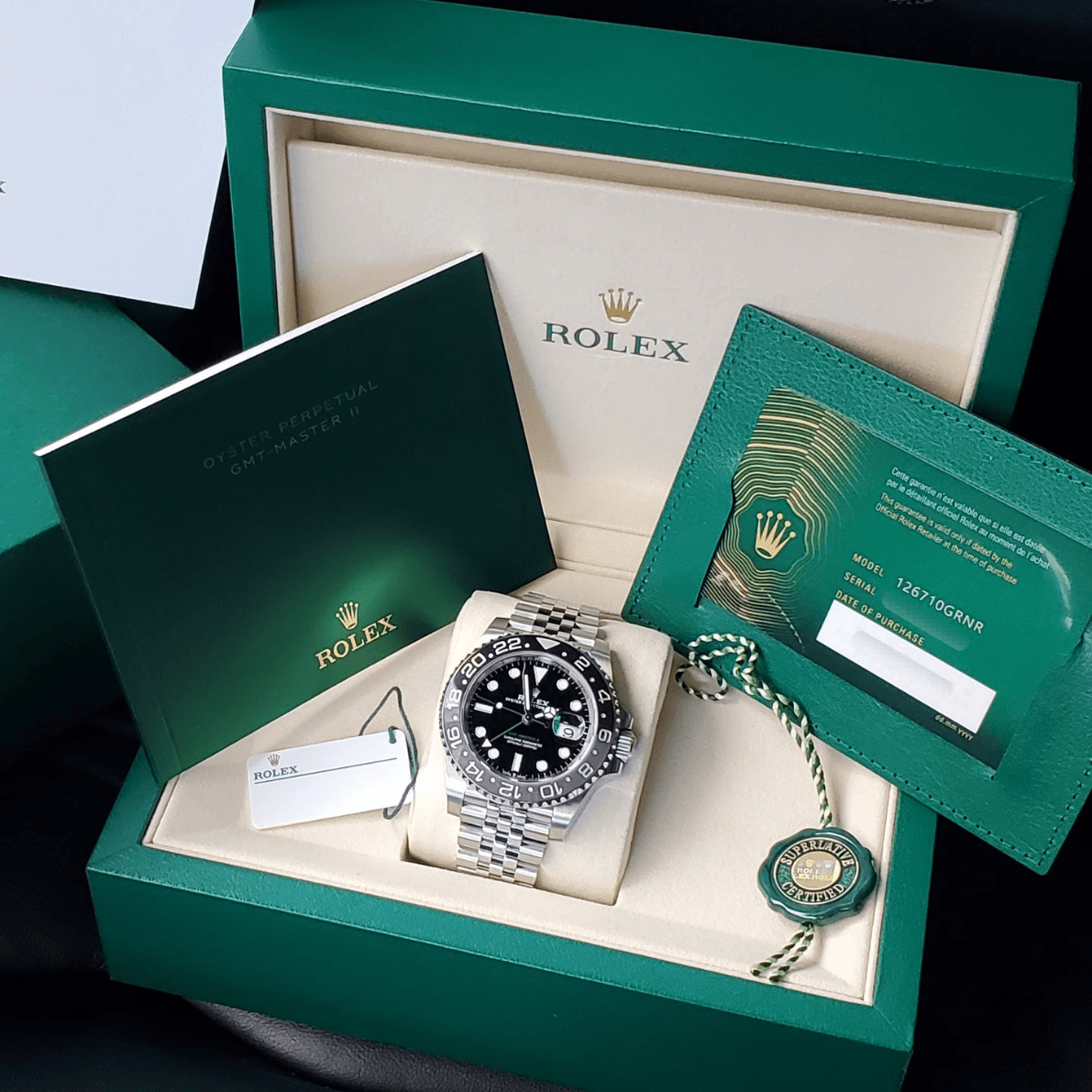Rolex GMT-Master II 126710GRNR “Bruce Wayne”